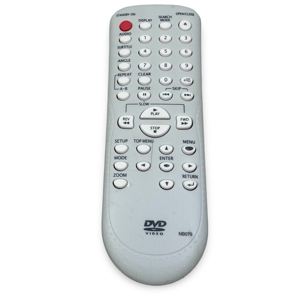 Funai Magnavox NB079 DVD Player Remote Control Gray Replacement Genuine OEM